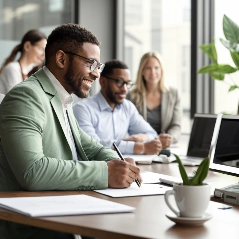 ビジネスと精神の融合を象徴するイメージ